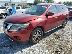 Salvage cars for sale from Copart Montgomery, AL: 2015 Nissan Pathfinder S