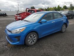 Salvage cars for sale at Portland, OR auction: 2022 KIA Rio LX