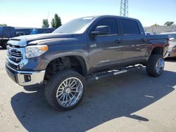 Salvage cars for sale from Copart Hayward, CA: 2016 Toyota Tundra Crewmax SR5