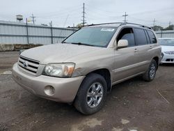 Salvage cars for sale from Copart Chicago Heights, IL: 2004 Toyota Highlander Base