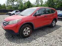 Salvage cars for sale from Copart Waldorf, MD: 2014 Honda CR-V LX