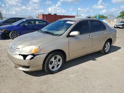 Salvage cars for sale from Copart Homestead, FL: 2004 Toyota Corolla CE