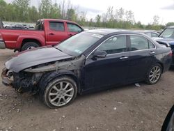 Salvage cars for sale at Leroy, NY auction: 2006 Acura TSX