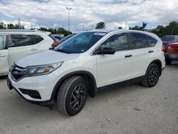 Honda cr-v se salvage cars for sale: 2016 Honda CR-V SE