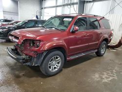 Salvage cars for sale from Copart Ham Lake, MN: 2006 Toyota Sequoia SR5
