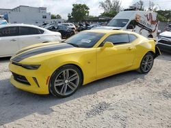 Chevrolet Camaro salvage cars for sale: 2016 Chevrolet Camaro LT