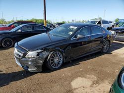 Salvage cars for sale from Copart Woodhaven, MI: 2015 Mercedes-Benz CLS 550 4matic