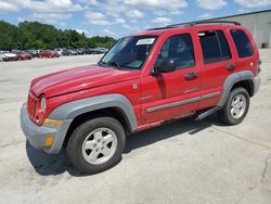 Salvage cars for sale from Copart Gaston, SC: 2005 Jeep Liberty Sport