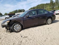 Salvage cars for sale at Seaford, DE auction: 2011 Honda Accord LX
