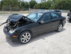 Mercedes-Benz salvage cars for sale: 2004 Mercedes-Benz C 230K Sport Sedan