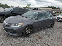 Honda Accord Sport salvage cars for sale: 2017 Honda Accord Sport