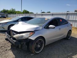 Salvage cars for sale from Copart Sacramento, CA: 2016 KIA Forte LX