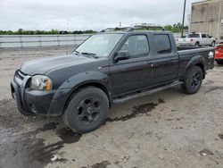 Salvage cars for sale from Copart Fredericksburg, VA: 2002 Nissan Frontier Crew Cab SC