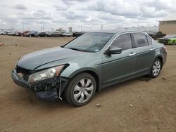 Salvage cars for sale at Brighton, CO auction: 2010 Honda Accord EXL