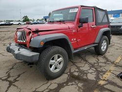 Vehiculos salvage en venta de Copart Woodhaven, MI: 2007 Jeep Wrangler X