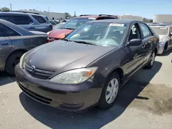 Salvage cars for sale at Martinez, CA auction: 2002 Toyota Camry LE