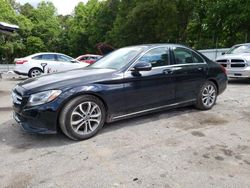 Salvage cars for sale at Austell, GA auction: 2018 Mercedes-Benz C300