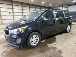 Salvage cars for sale at Columbia Station, OH auction: 2017 KIA Sedona LX