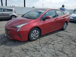 Salvage cars for sale at Van Nuys, CA auction: 2017 Toyota Prius