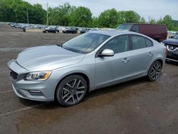 Salvage cars for sale at Marlboro, NY auction: 2018 Volvo S60 Dynamic