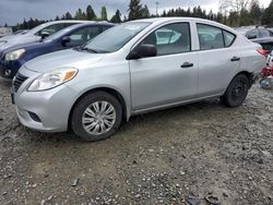 Salvage cars for sale at Graham, WA auction: 2014 Nissan Versa S