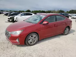 Salvage cars for sale from Copart San Antonio, TX: 2020 Hyundai Elantra SEL