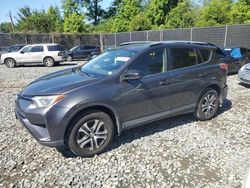 Salvage cars for sale at Waldorf, MD auction: 2016 Toyota Rav4 LE