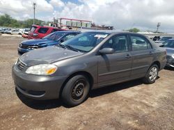 Salvage cars for sale from Copart Kapolei, HI: 2008 Toyota Corolla CE