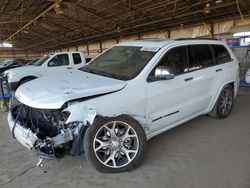 Salvage cars for sale at Phoenix, AZ auction: 2021 Jeep Grand Cherokee Overland