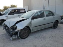 Salvage cars for sale at Apopka, FL auction: 2003 Toyota Corolla CE