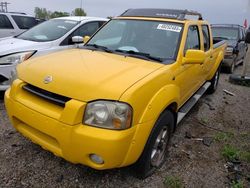 Salvage cars for sale from Copart Portland, MI: 2003 Nissan Frontier Crew Cab XE