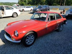 Salvage cars for sale at Concord, NC auction: 1972 MG GT