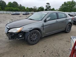 Salvage cars for sale from Copart Hampton, VA: 2012 Chrysler 200 LX