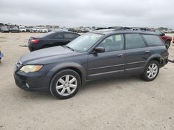 Salvage cars for sale at San Antonio, TX auction: 2008 Subaru Outback 2.5I Limited