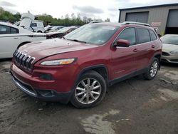 Jeep Cherokee Limited salvage cars for sale: 2016 Jeep Cherokee Limited