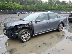 Salvage cars for sale at Waldorf, MD auction: 2016 Volkswagen Passat SE
