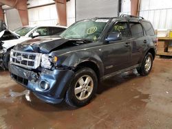 Salvage cars for sale from Copart Lansing, MI: 2008 Ford Escape XLT