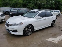 Salvage cars for sale at Greenwell Springs, LA auction: 2017 Honda Accord Touring