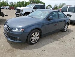 Salvage cars for sale from Copart Baltimore, MD: 2009 Audi A4 2.0T Quattro