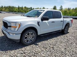 Salvage cars for sale at Windham, ME auction: 2022 Ford F150 Supercrew