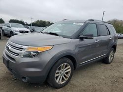 Salvage cars for sale at East Granby, CT auction: 2013 Ford Explorer XLT