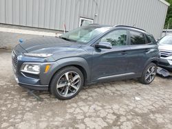 Salvage cars for sale from Copart West Mifflin, PA: 2018 Hyundai Kona Ultimate