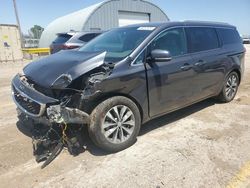 Salvage cars for sale at Wichita, KS auction: 2017 KIA Sedona EX