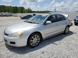 Salvage cars for sale from Copart Fairburn, GA: 2007 Honda Accord EX