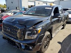 Salvage cars for sale at Vallejo, CA auction: 2019 Nissan Titan SV