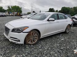 Salvage cars for sale from Copart Mebane, NC: 2017 Genesis G80 Base