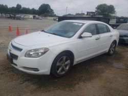 Chevrolet salvage cars for sale: 2012 Chevrolet Malibu 1LT