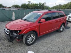 Salvage cars for sale from Copart Riverview, FL: 2013 Dodge Journey SXT