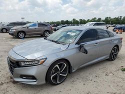 Salvage cars for sale at Houston, TX auction: 2020 Honda Accord Sport