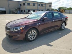 Salvage cars for sale at Wilmer, TX auction: 2016 KIA Optima EX